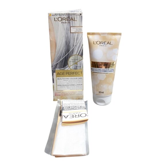 L’Oréal Paris Beautifying Colour Care Age Perfect Touch of Silver Open Box - Picture 6 of 7